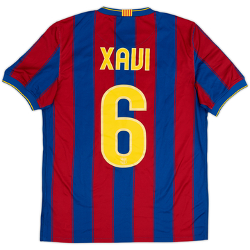 2010-11 Barcelona Maillot Domicile Xavi #6 - 6/10 - (S)