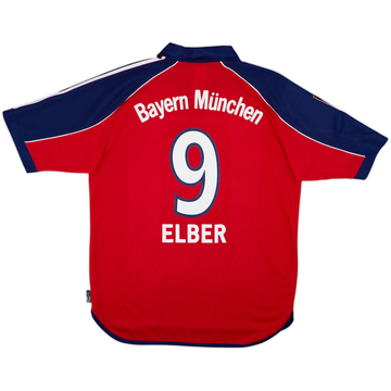 1999-01 Bayern Munich Maillot Domicile Elber #9 - 10/10 - (M)