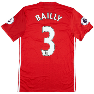 2016-17 Manchester United Maillot Domicile Version Joueur Bailly #3 - 9/10 - (M/L)