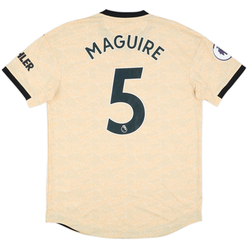 2019-20 Manchester United Maillot Extérieur Version Joueur Maguire #5 - 9/10 - (M/L)