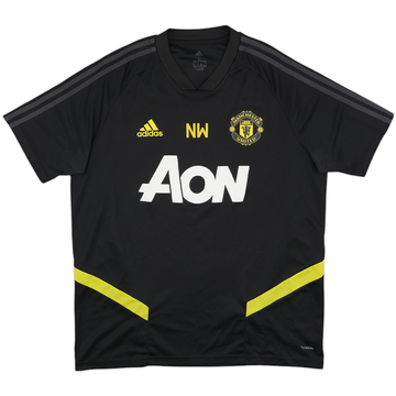 2019-20 Manchester United Maillot d'entraînement adidas édition staff 'NW' - 9/10 - (L)