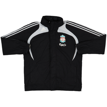 2008-09 Liverpool adidas Veste de survêtement à capuche - 8/10 - (L)