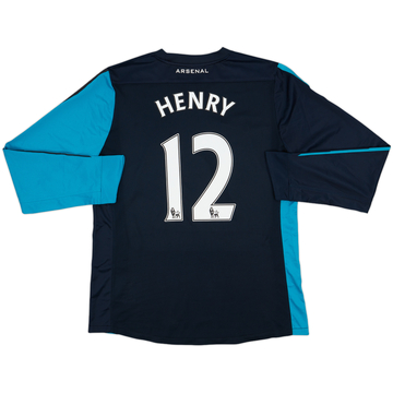 2011-12 Arsenal maillot prototype version joueur extérieur manches longues Henry #12 - 7/10 - (XL)