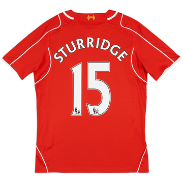 2014-15 Liverpool Maillot domicile Sturridge #15 - 6/10 - (S)
