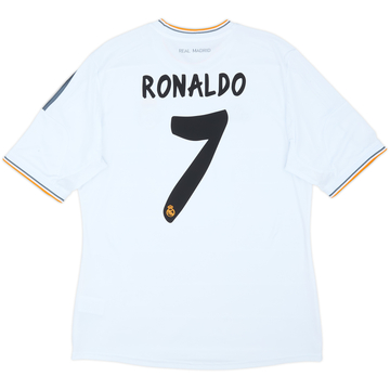 2013-14 Real Madrid Maillot Domicile Ronaldo #7 - 4/10 - (L)