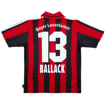 2001-02 Bayer Leverkusen Maillot Domicile Ballack #13 - 8/10 - (Y)