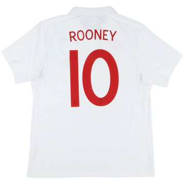 2009-10 England 'South Africa' Maillot Domicile Rooney #10 - 8/10 - (L)