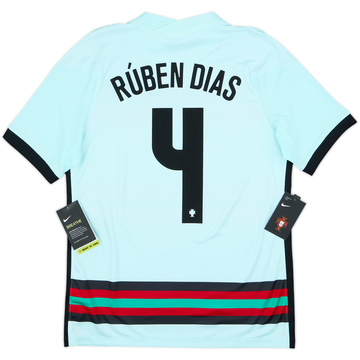 2020-22 Portugal Maillot extérieur Ruben Dias #4 (M)
