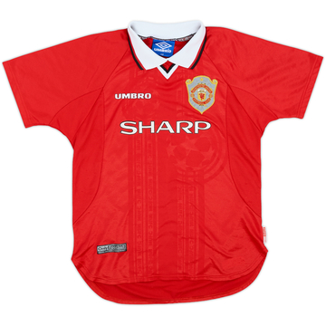 1997-00 Manchester United CL Maillot - 8/10 - (M.Boys)