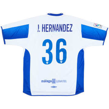 2003-04 Maillot domicile Malaga I.Hernandez #36 - 5/10 - (XL)