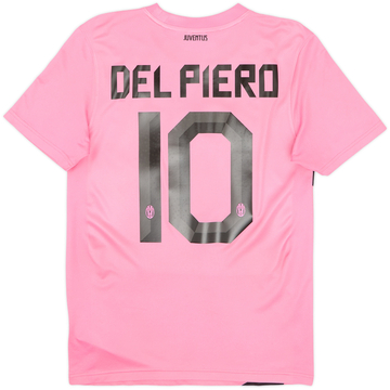 2011-13 Juventus Maillot extérieur basique Del Piero #10 - 6/10 - (S)