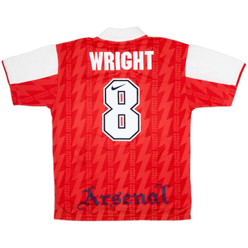 1994-96 Arsenal Maillot Domicile Wright #8 - 7/10 - (L)