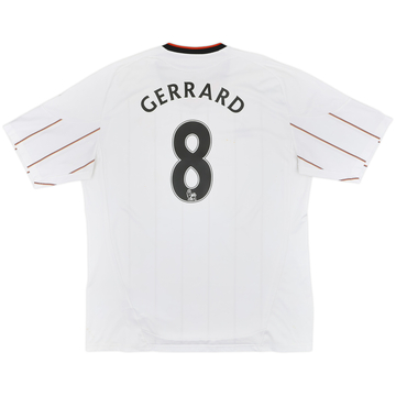 Maillot extérieur Liverpool 2010-11 Gerrard #8 - 6/10 - (XXL)
