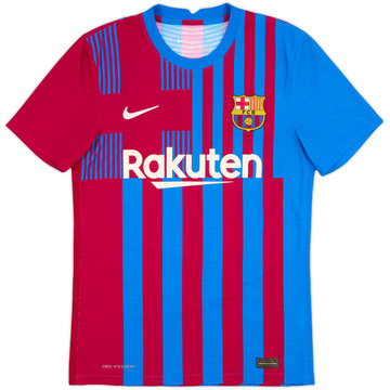 2021-22 Barcelona Maillot Domicile Authentique - 10/10 - (S)