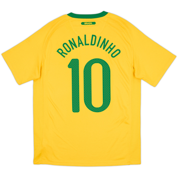 2010-11 Brazil Maillot domicile Ronaldinho #10