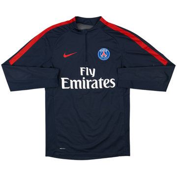 2016-17 Paris Saint-Germain Nike Haut d'entraînement 1/4 zip - 7/10 - (S)