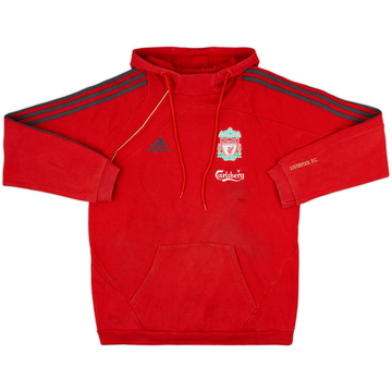 2009-10 Liverpool adidas Sweat-shirt à capuche - 7/10 - (S)