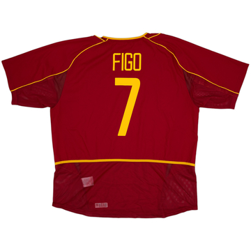 2002-04 Maillot domicile Portugal version joueur Figo #7 - 4/10 - (XXL)
