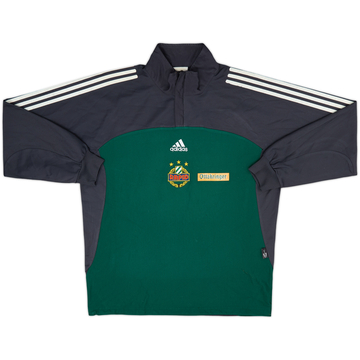 2002-03 Rapid Vienna adidas Haut d'entraînement 1/4 zip - 5/10 - (L)