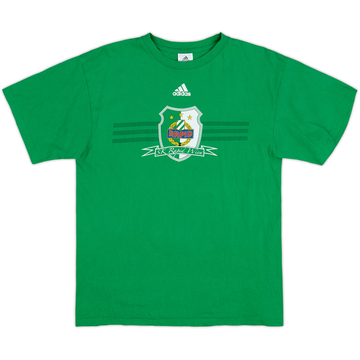 2010s Rapid Vienna adidas T-shirt en coton - 8/10 - (L)