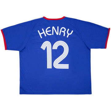 2006-07 France Maillot domicile basique Henry #12