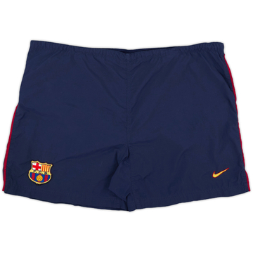 Short domicile Barcelona 1999-00 - 5/10 - (XL)