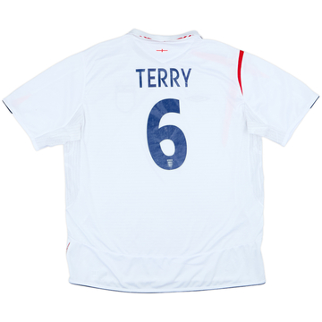 2005-07 England Maillot Domicile Terry #6 - 6/10 - (XXL)