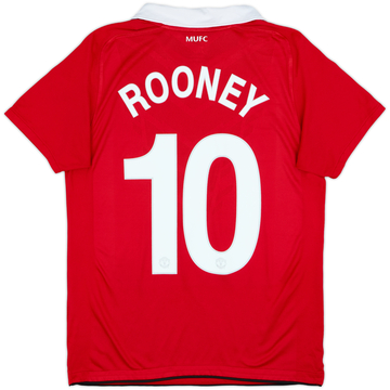 2010-11 Manchester United Maillot domicile Rooney #10 - 7/10 - (XL.Boys)