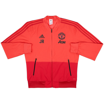 2018-19 Manchester United Édition Staff adidas Veste de survêtement JR - 10/10 - (M)