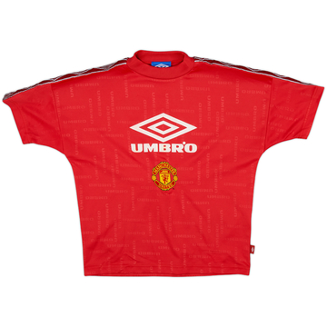 1998-99 Manchester United Umbro Maillot d'entraînement - 8/10 - (L.Boys)