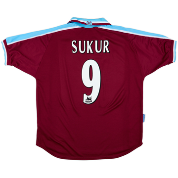 1999-01 West Ham Maillot Domicile Suker #9 - 8/10 - (XL)