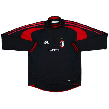 2004-05 AC Milan adidas Haut d'entraînement 1/4 Zip - 7/10 - (M/L)