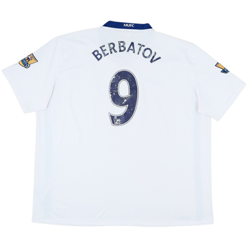 2008-10 Manchester United Maillot extérieur Berbatov #9 - 5/10 - (3XL)