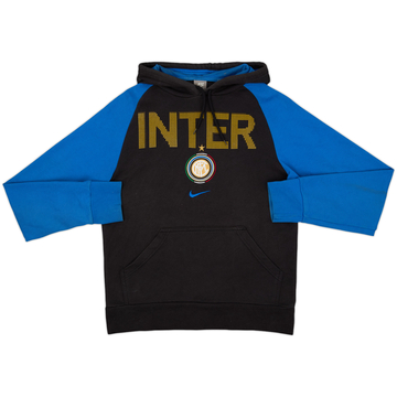 2009-10 Inter Milan Nike Sweat-shirt à capuche - 7/10 - (S)