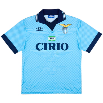 1995-96 Lazio Maillot Domicile Basique - 5/10 - (S)