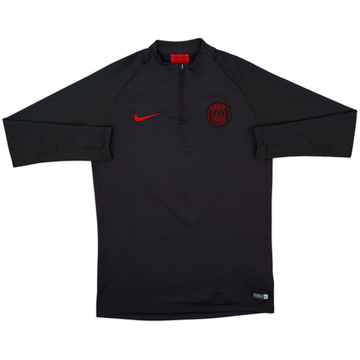 2019-20 Paris Saint-Germain Nike Haut d'entraînement 1/4 zip - 8/10 - (M)