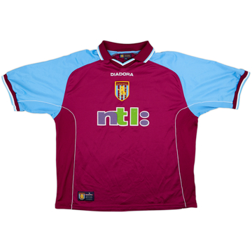 2000-01 Aston Villa Maillot domicile - 9/10 - (XL)