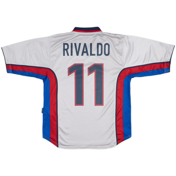 1998-01 Barcelona Maillot extérieur Rivaldo #11 - 9/10 - (S)