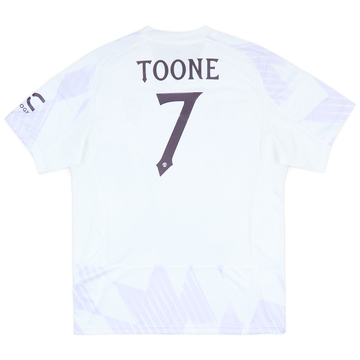 2025-26 Maillot extérieur Manchester United Féminin Toone #7 (Coupe unisexe)