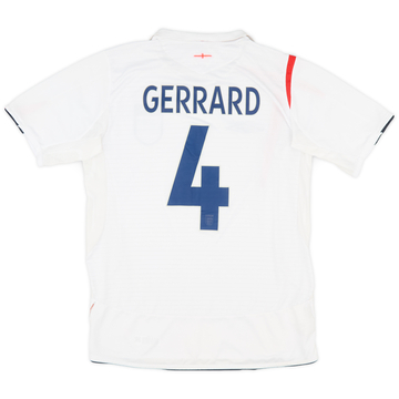 2005-07 England Maillot domicile Gerrard #4 - 5/10 - (M)
