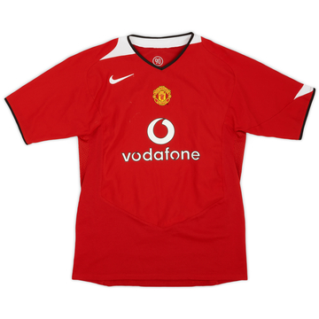 2004-06 Manchester United Maillot domicile - 8/10 - (XL.Boys)