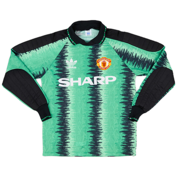 1990-92 Manchester United Maillot de gardien - 7/10 - (S)
