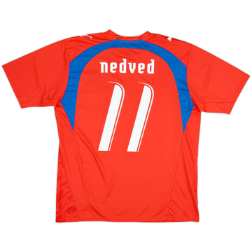 2006-08 Maillot Domicile Basique République Tchèque Nedved #11 (L)