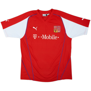 2004-05 République tchèque Maillot domicile basique - 4/10 - (XL)