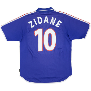 2000-02 France Maillot domicile Zidane #10 - 6/10 - (L)