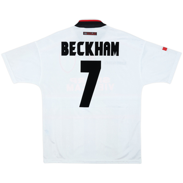 1997-99 Manchester United Maillot extérieur Beckham #7 - 9/10 - (M)