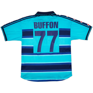 2000-01 Parma Maillot GB MC Buffon #77 - 8/10 - (S)