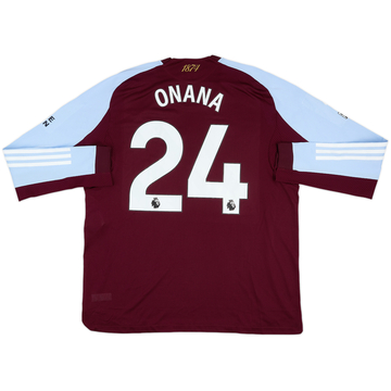 2025-26 Aston Villa Maillot de match Domicile ML Onana #24