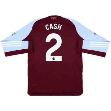 2025-26 Aston Villa Maillot de match Domicile Manches longues Cash #2