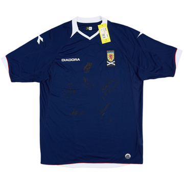 Maillot domicile signé Écosse 2008-09 (L)